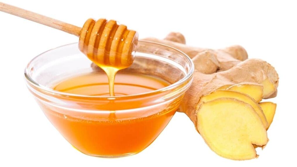 Gừng với mật ong