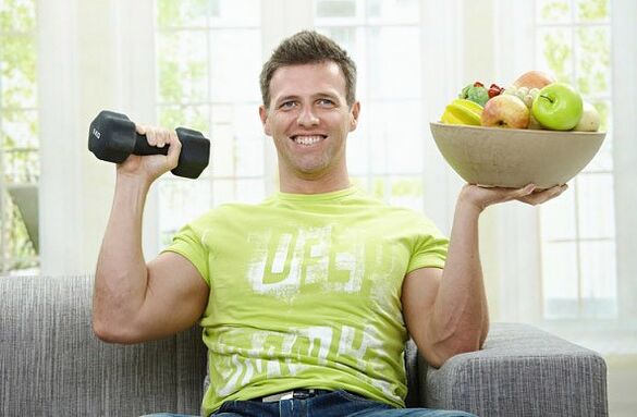 Dinh dưỡng lành mạnh và tập thể dục là chìa khóa cho sức khỏe của nam giới! 